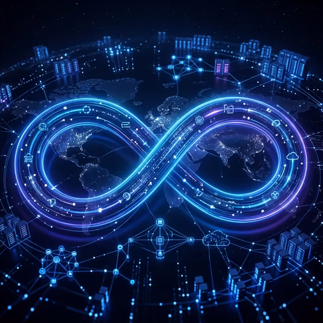 Engineering team monitoring distributed traces and metrics dashboards