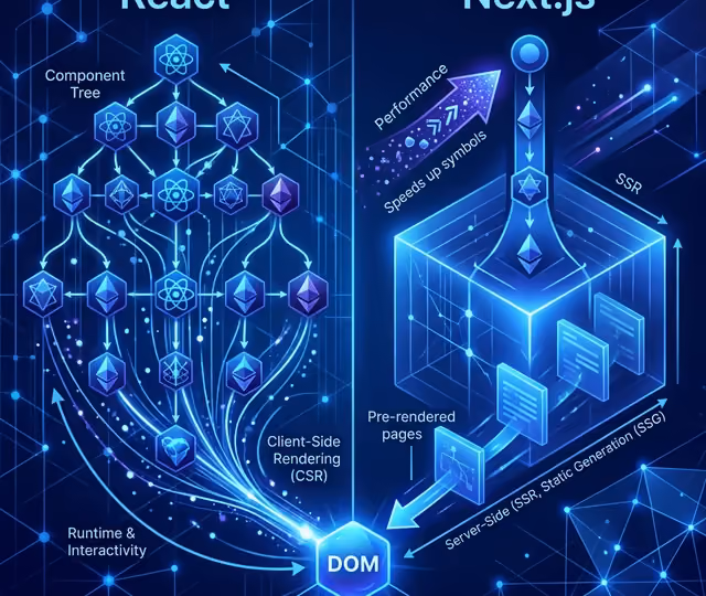 Software development workspace with code editor and modern tools